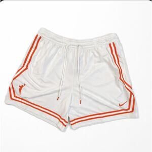 Nike WNBA Women's Shorts Size XL DR5645-100 White Athletic Basketball